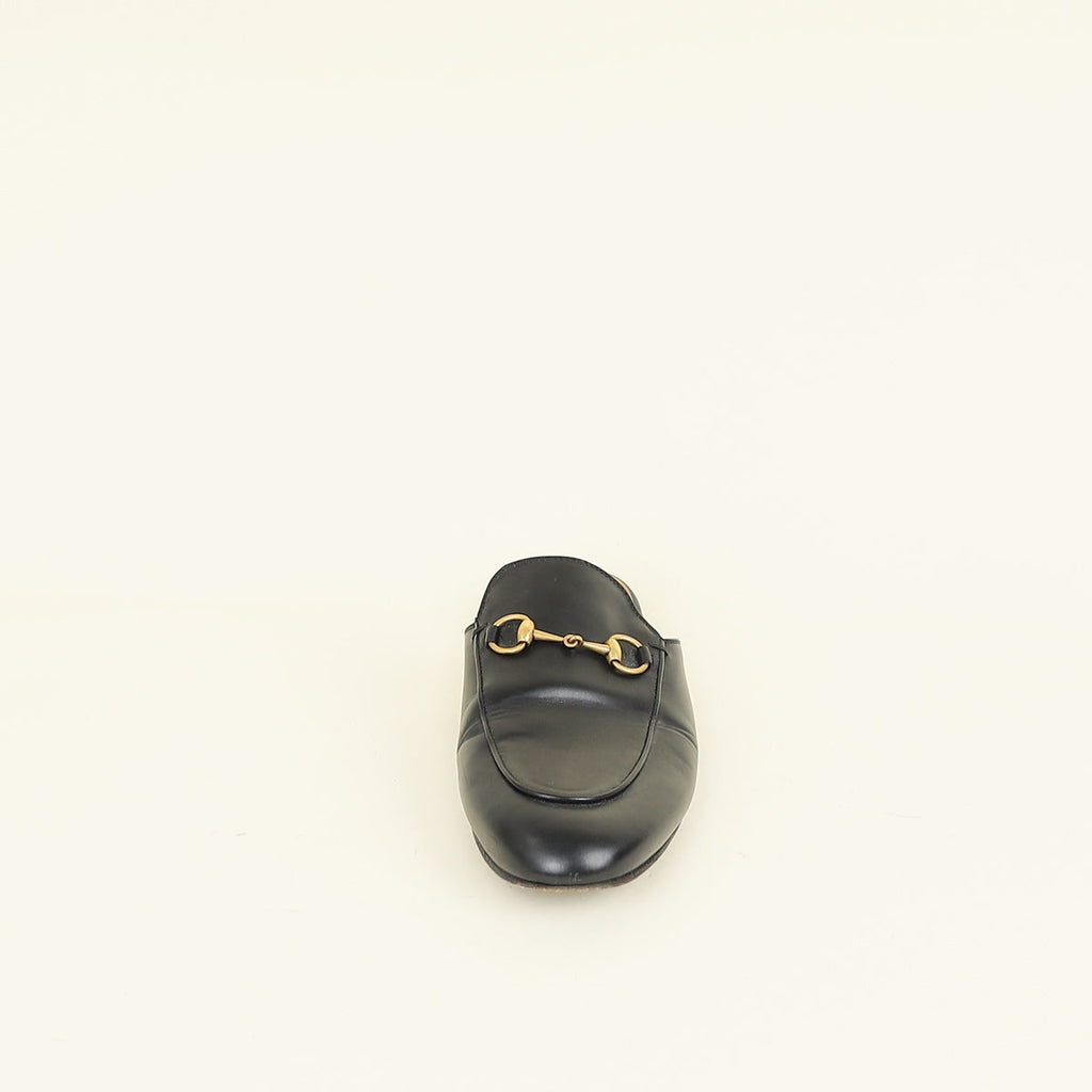 Gucci Black Princetown Mules 39