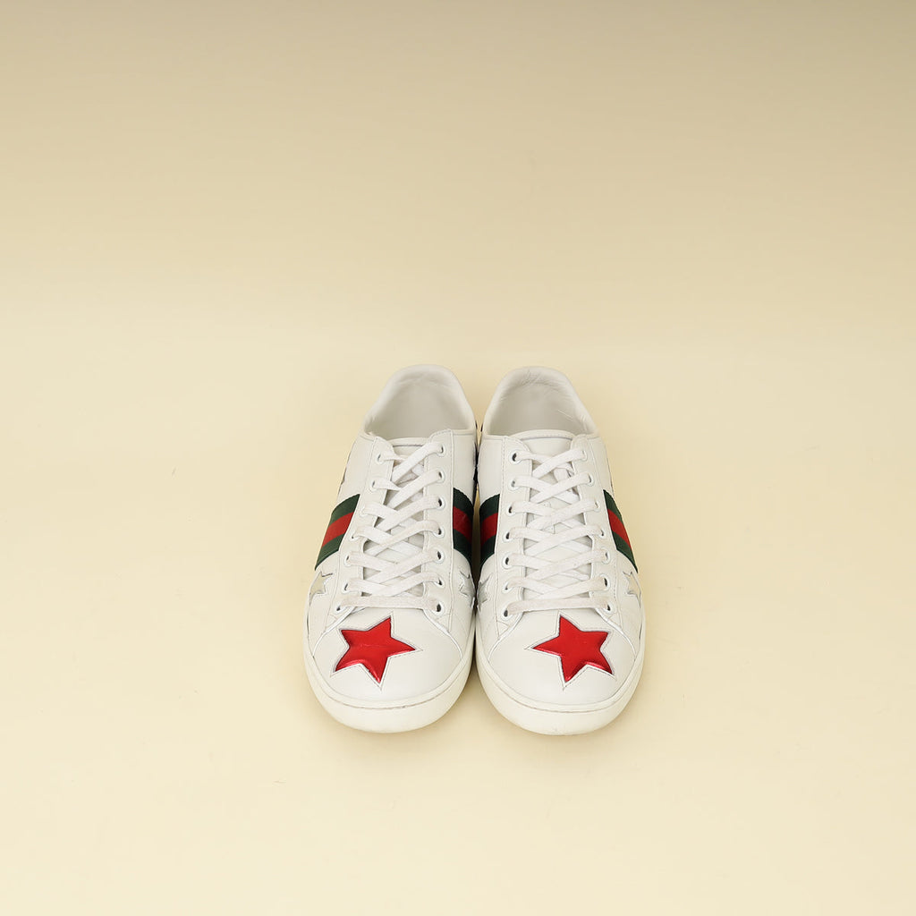 Gucci Multicolor Ace Star-Embroidered Sneakers 39