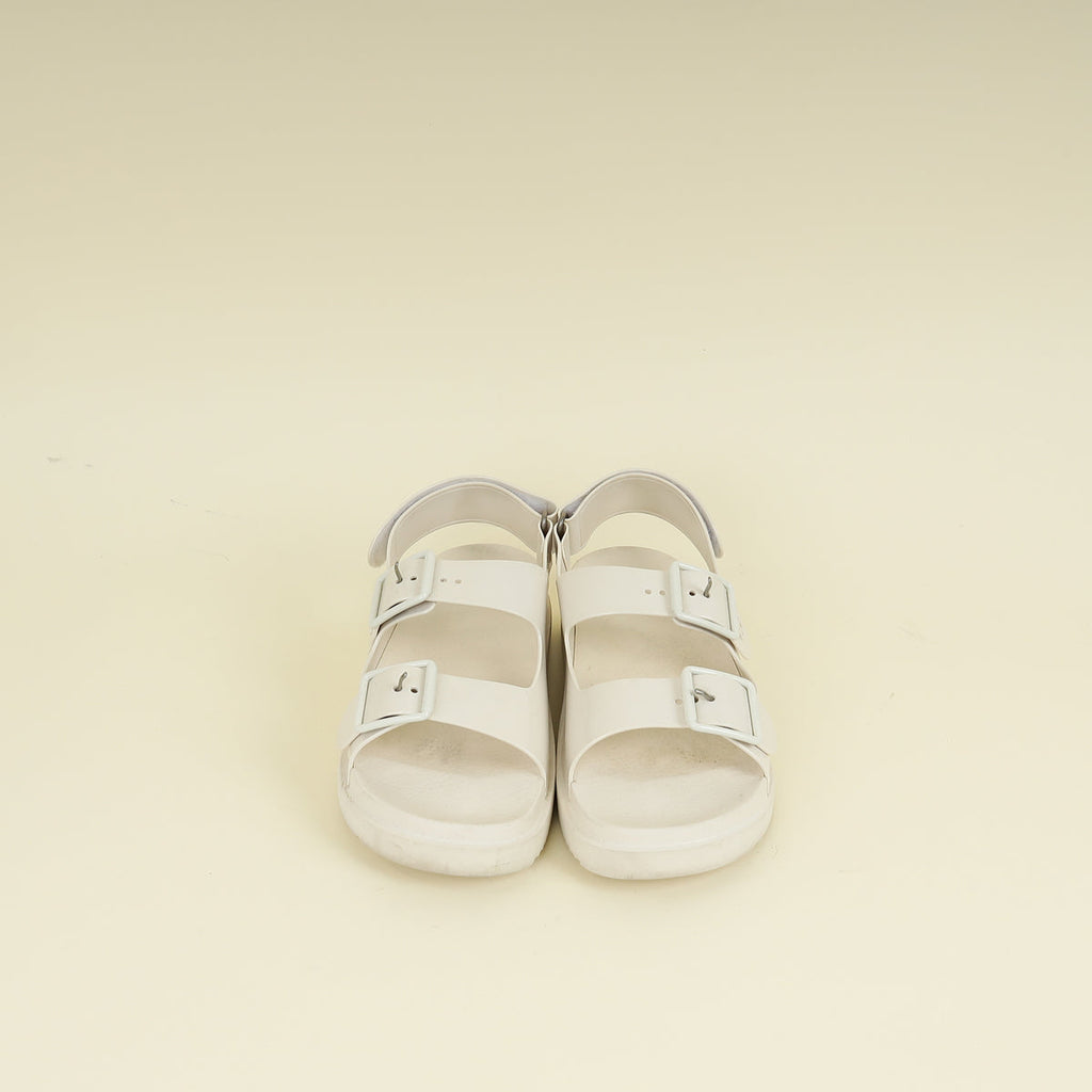 Gucci White Cream Mini Double G Sandal 39