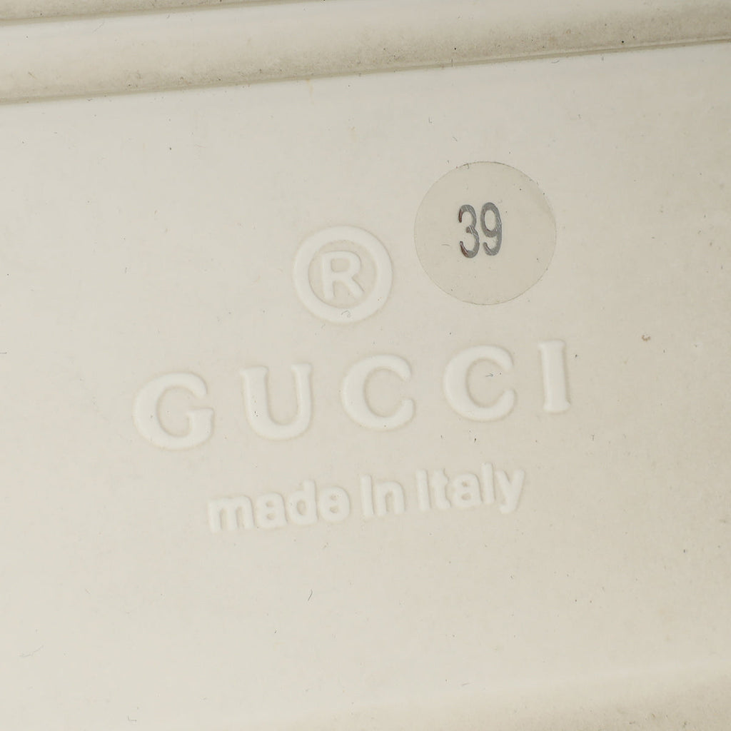 Gucci White Cream Mini Double G Sandal 39