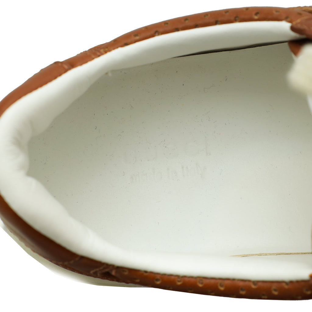 Gucci Brown GG Embossed Sneaker 40
