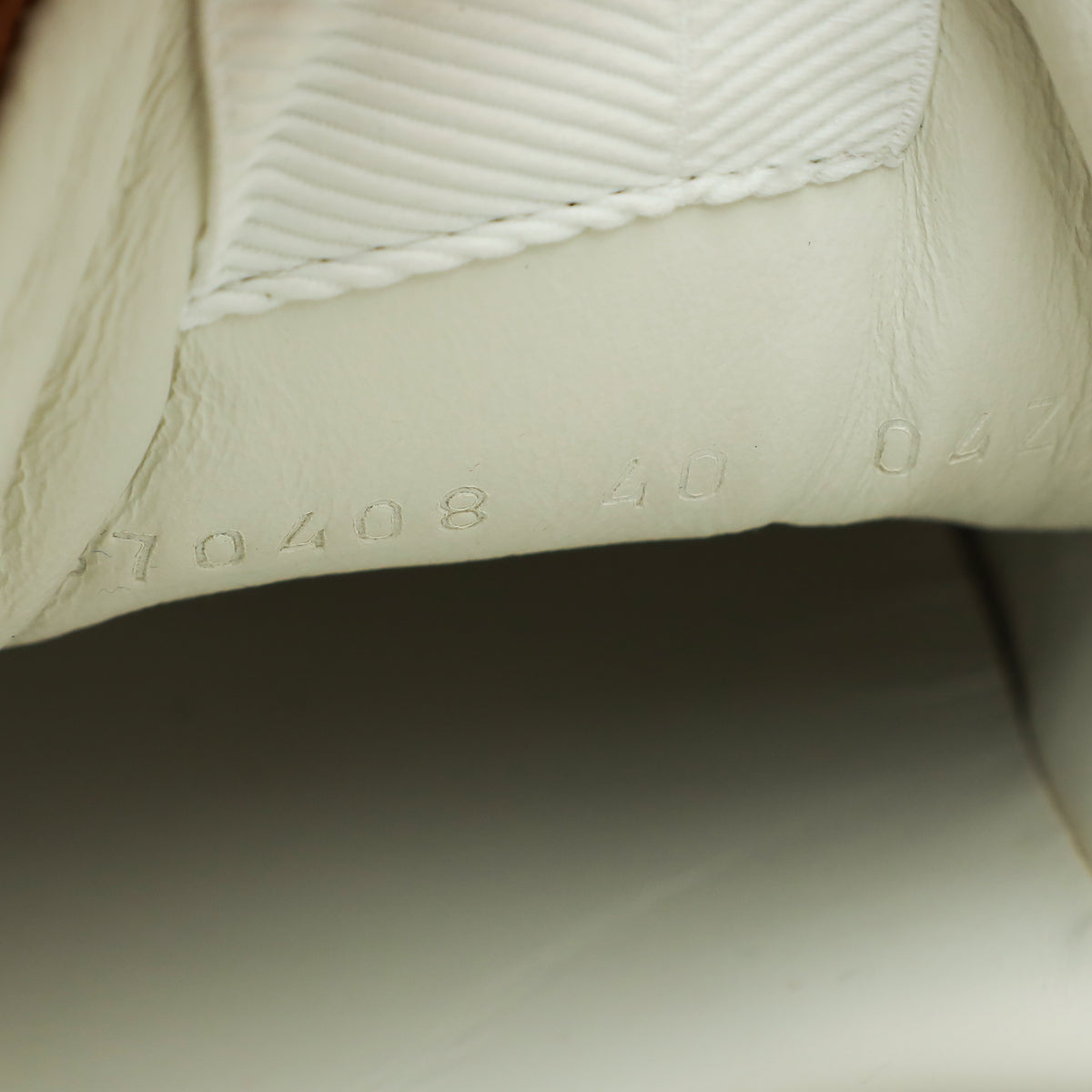 Gucci Brown GG Embossed Sneaker 40