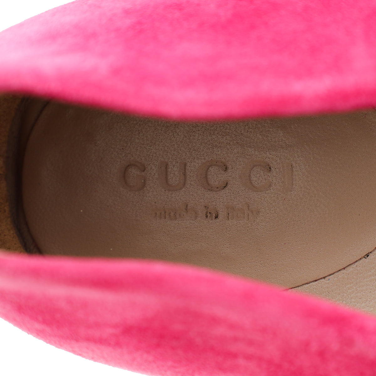 Gucci Fuchsia Interlocking G Crystal Flat Ballet 40