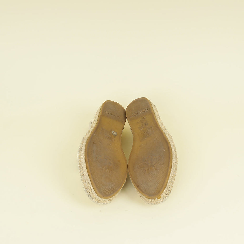 Gucci Greggio Grege Logo Flat Espadrille 40