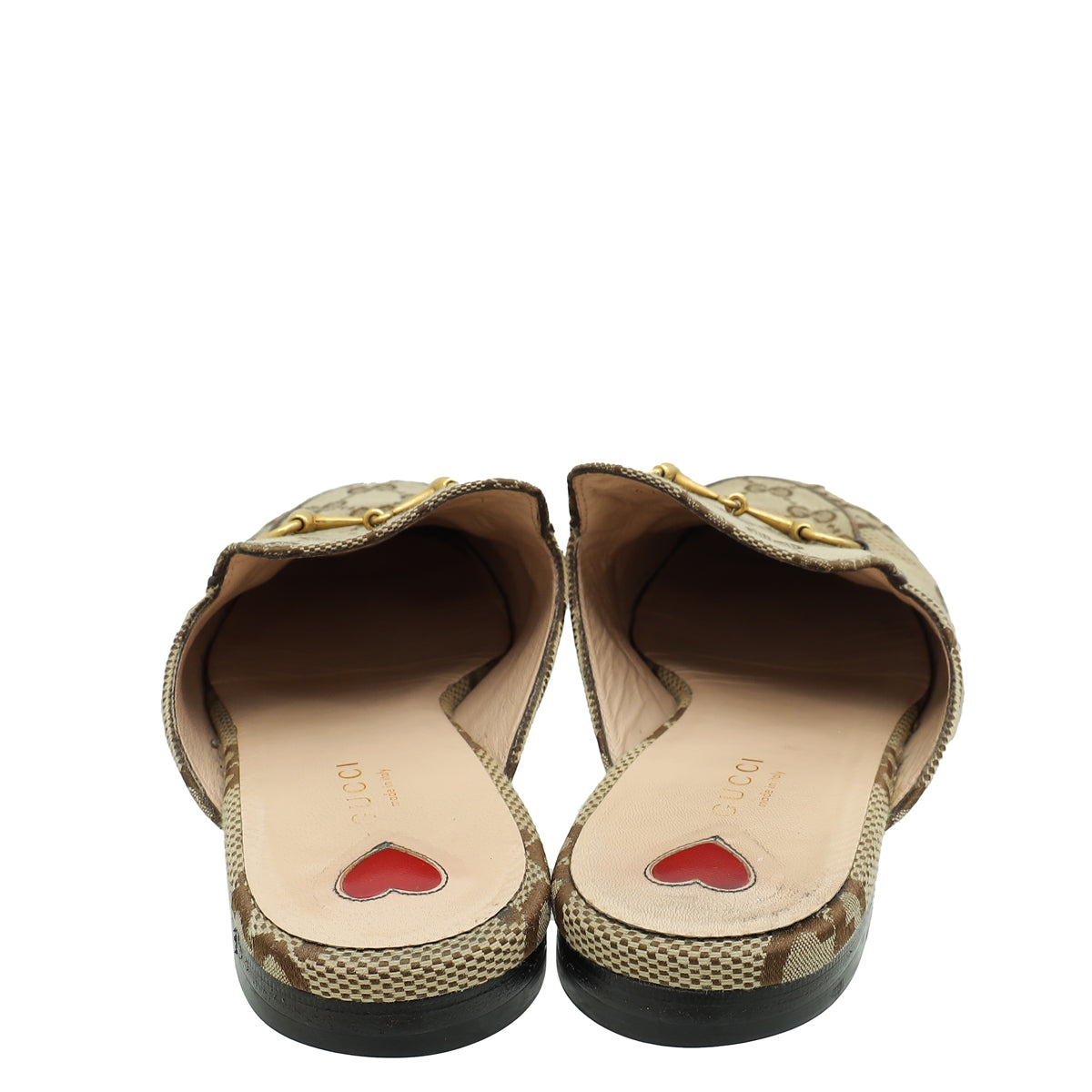 Gucci Ebony GG Princetown Mules 40