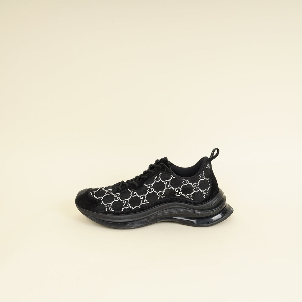 Gucci Black GG Crystal Run Sneaker 41