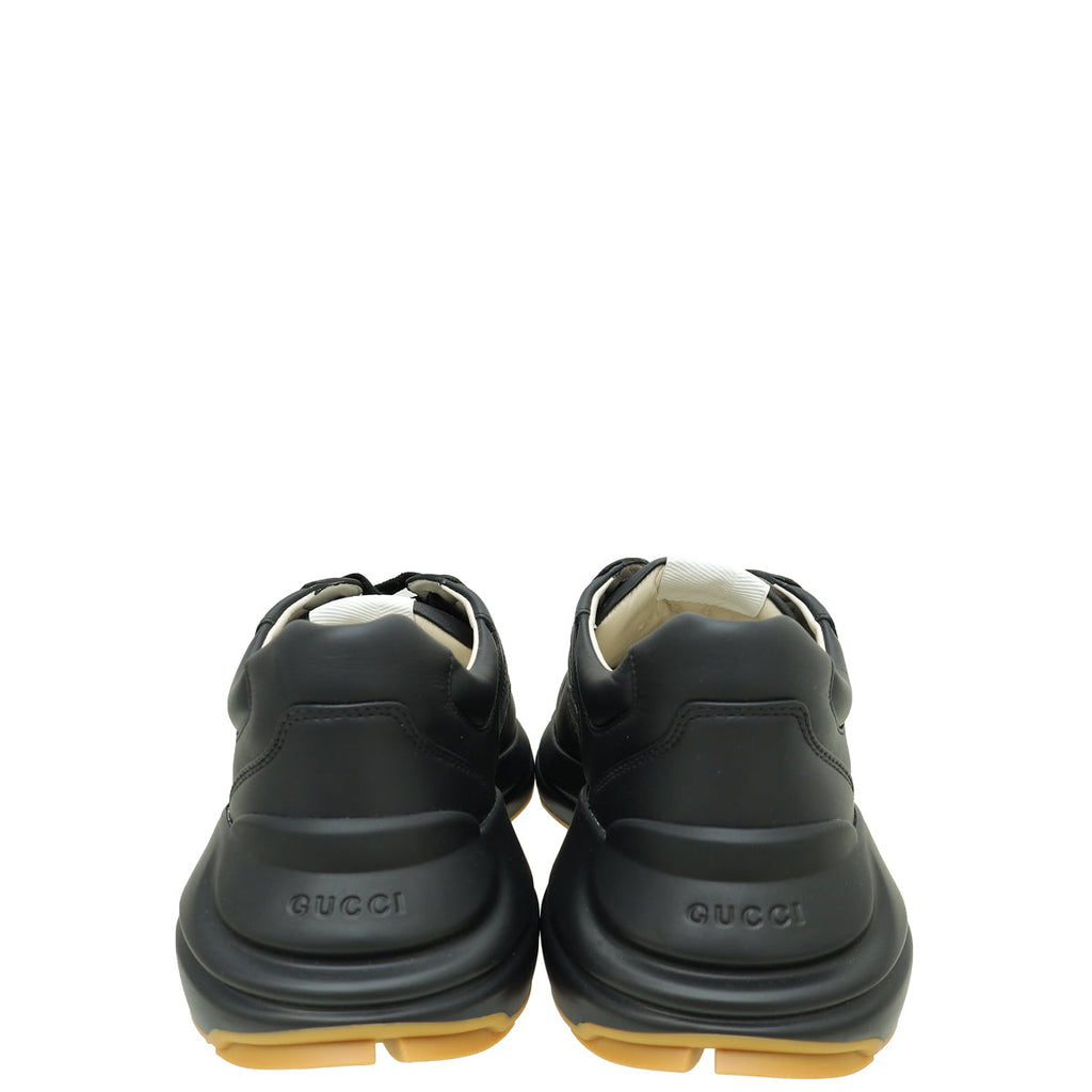 Gucci Black Tiger Print Rhyton Sneakers 8