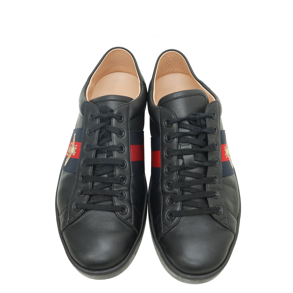 Gucci Black Ace Web Bee Sneaker 8