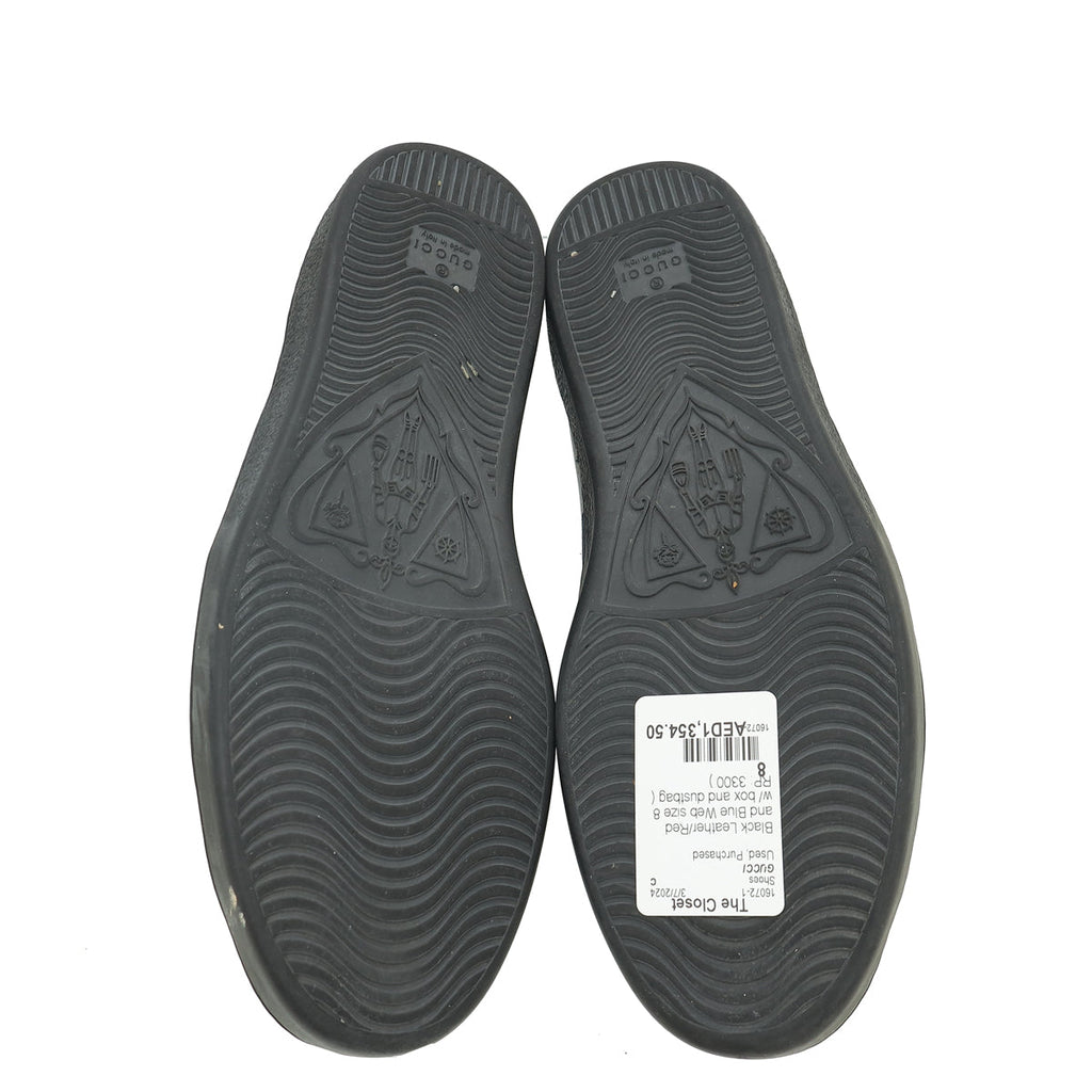 Gucci Black Ace Web Bee Sneaker 8