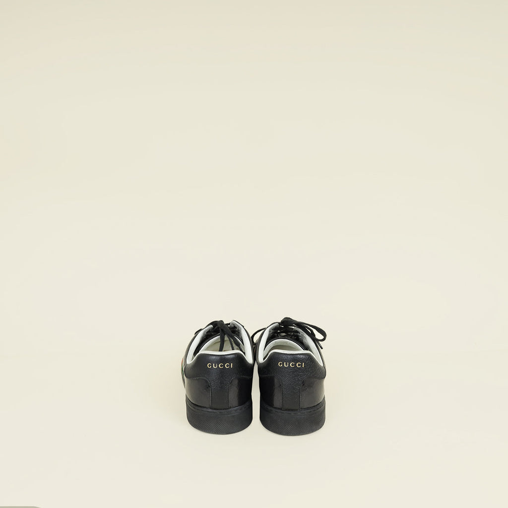 Gucci Black GG Crystal Ace Sneaker 10