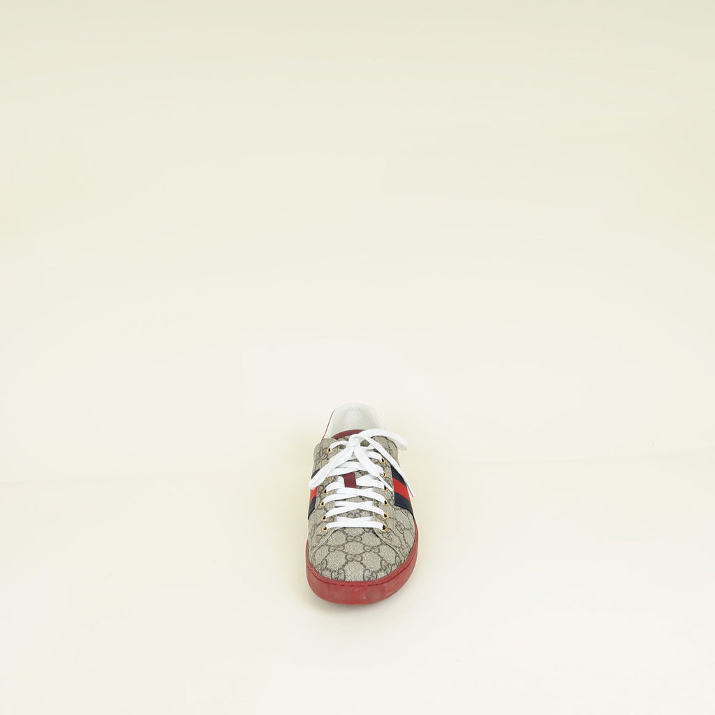 Gucci Bicolor GG Supreme Ace Sneaker 10