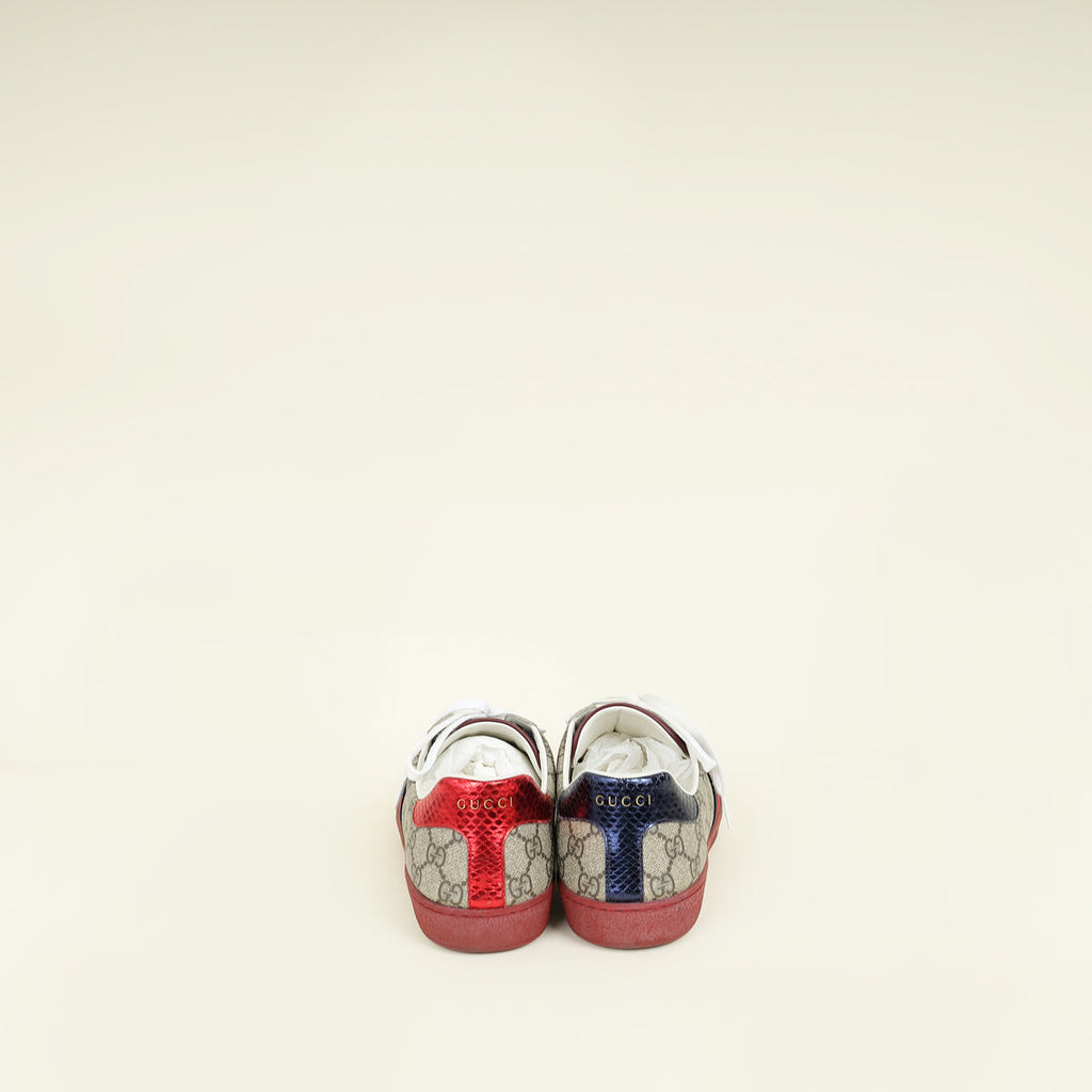 Gucci Bicolor GG Supreme Ace Sneaker 10