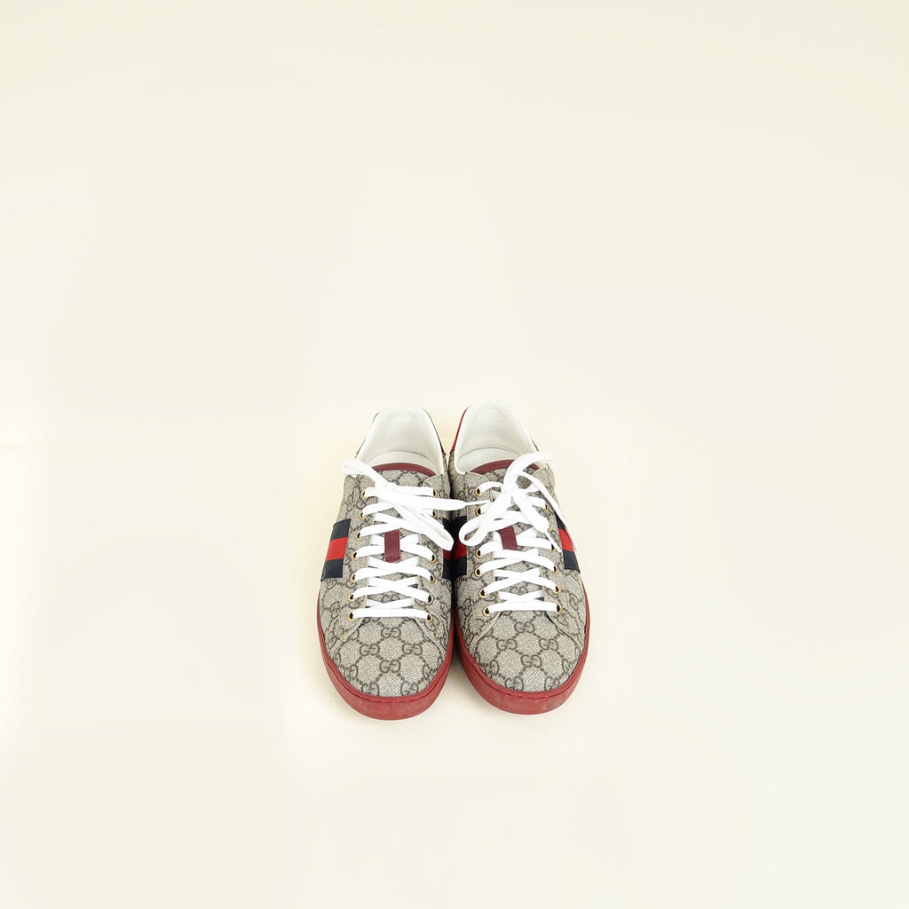 Gucci Bicolor GG Supreme Ace Sneaker 10