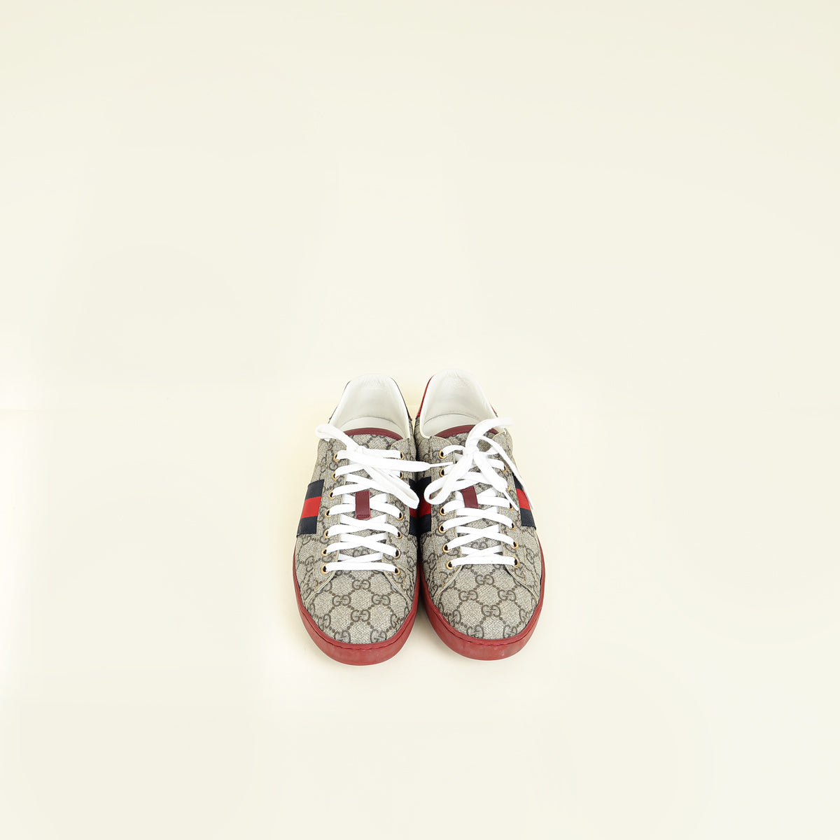 Gucci Bicolor GG Supreme Ace Sneaker 10