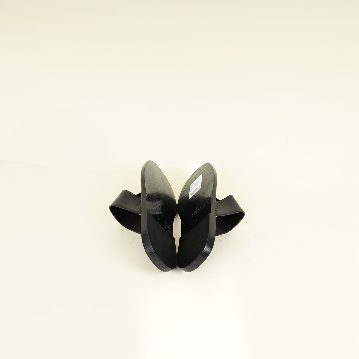 Gucci Black GG Marmont Thong Sandals 12