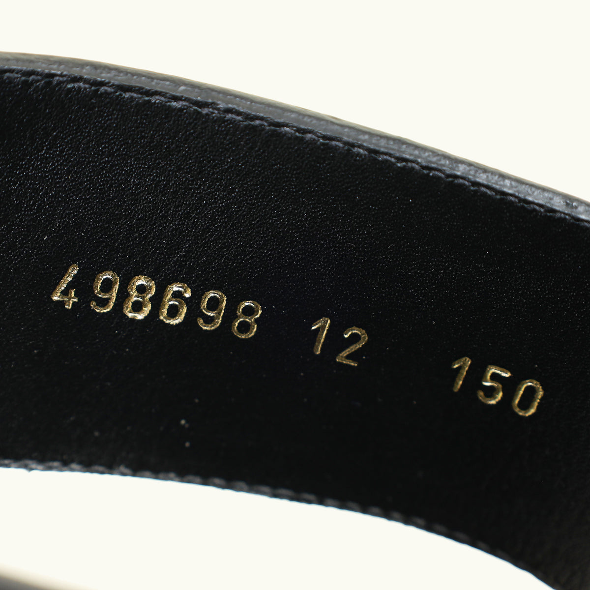 Gucci Black GG Marmont Thong Sandals 12