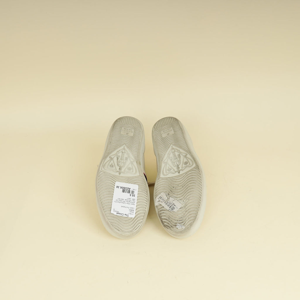Gucci Bicolor Stripe Womens New Ace Sneakers 35.5
