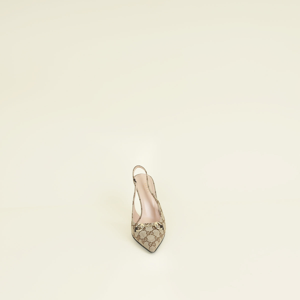 Gucci Bicolor Horsebit Slingback Pump 36.5