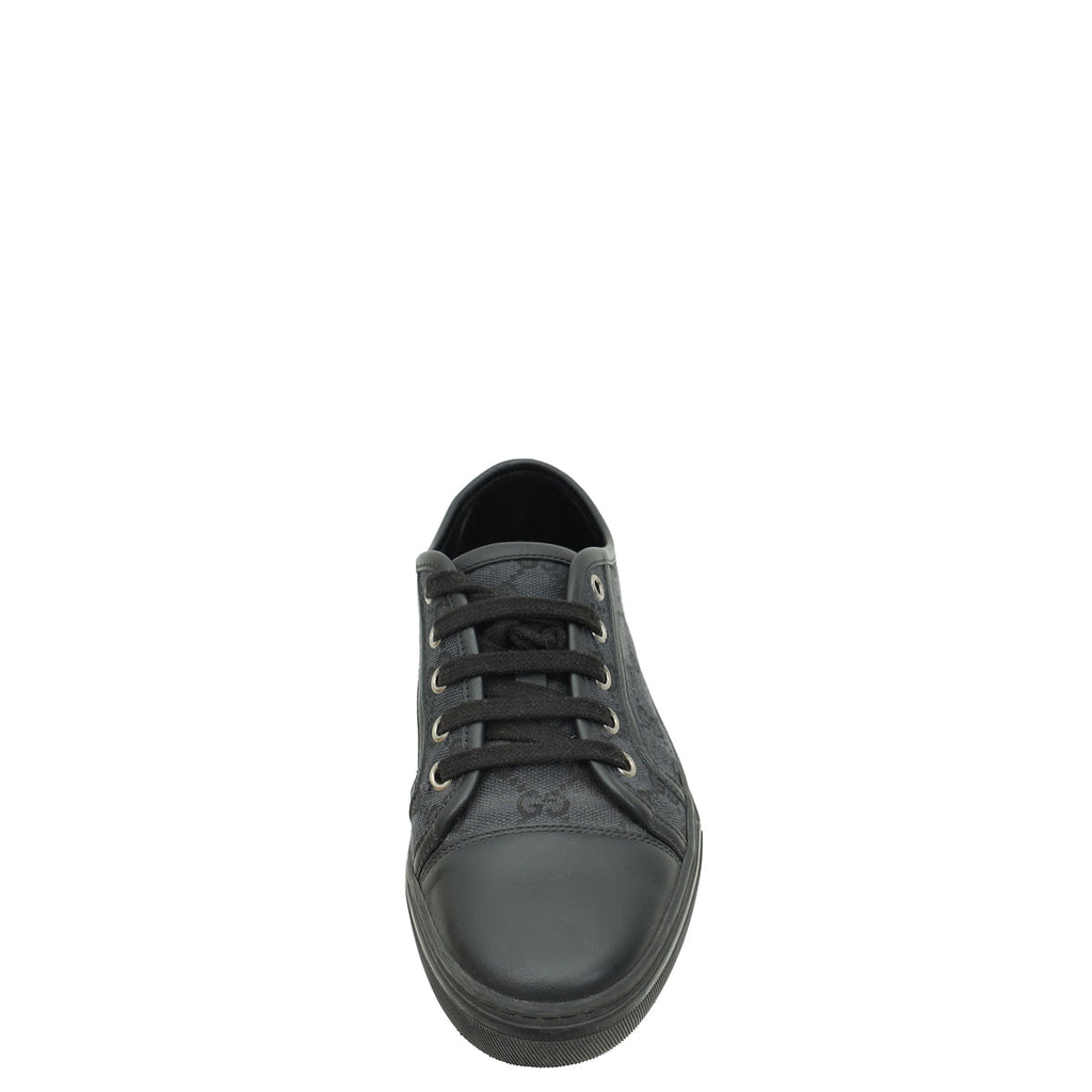 Gucci Black GG Low Top Sneakers 36