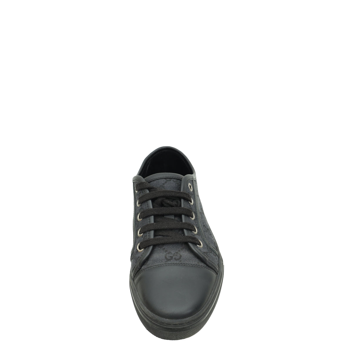 Gucci Black GG Low Top Sneakers 36