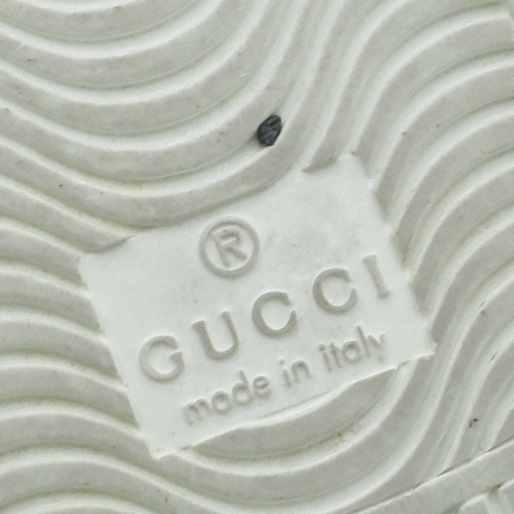 Gucci Tricolor Web Lips Sequins Embroidered Ace Sneakers 36
