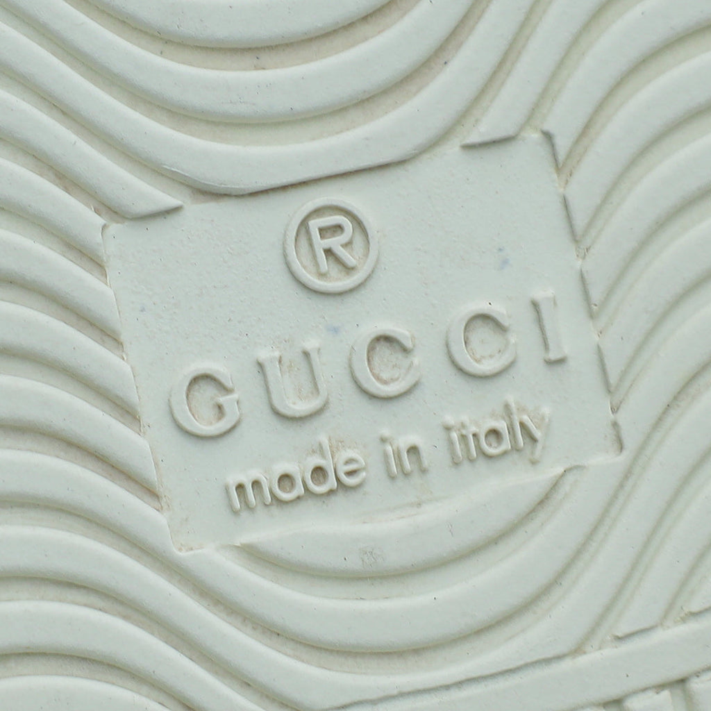 Gucci White Bee Embroidered Ace Sneakers 36