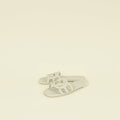 Gucci Off White Interlocking G Cutout Slide Sandal 36