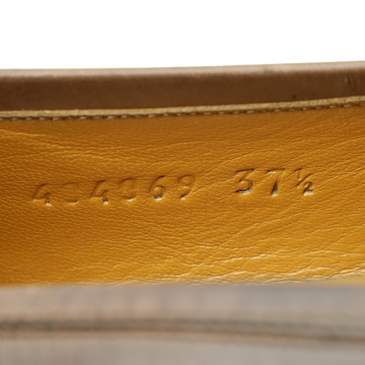 Gucci Brown Horsebit Jordaan Loafer 37.5