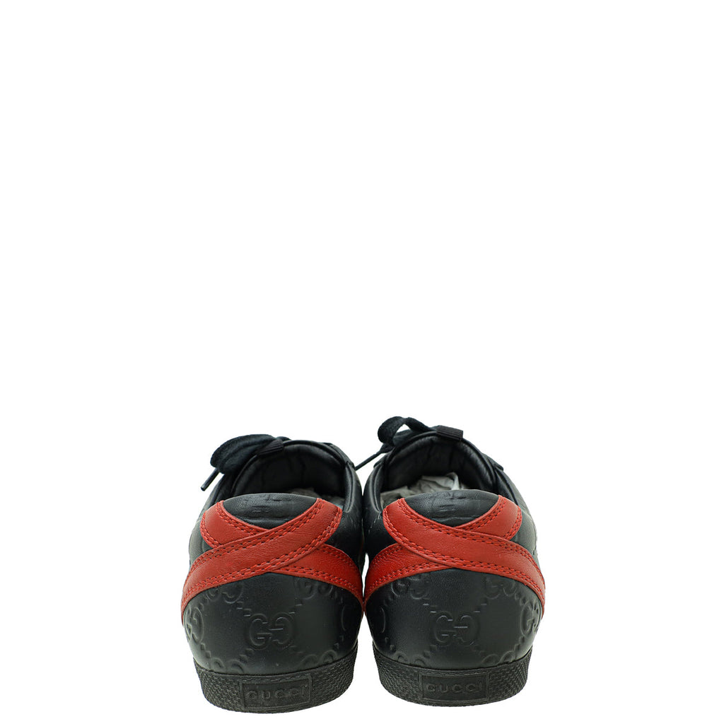 Gucci Bicolor Guccissima Web Low Top Sneakers 37