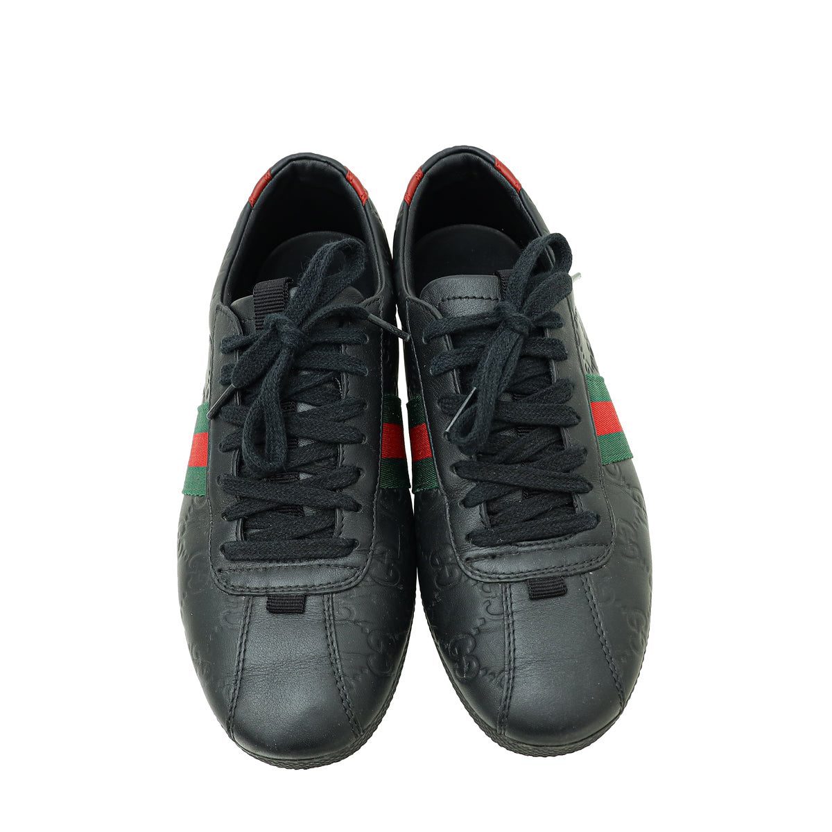Gucci Bicolor Guccissima Web Low Top Sneakers 37
