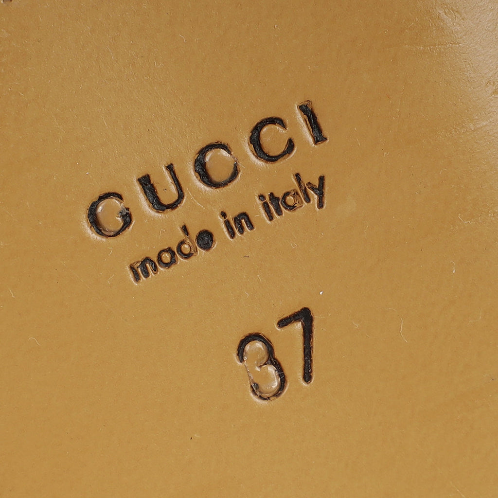 Gucci Taupe Princetown Mules 37