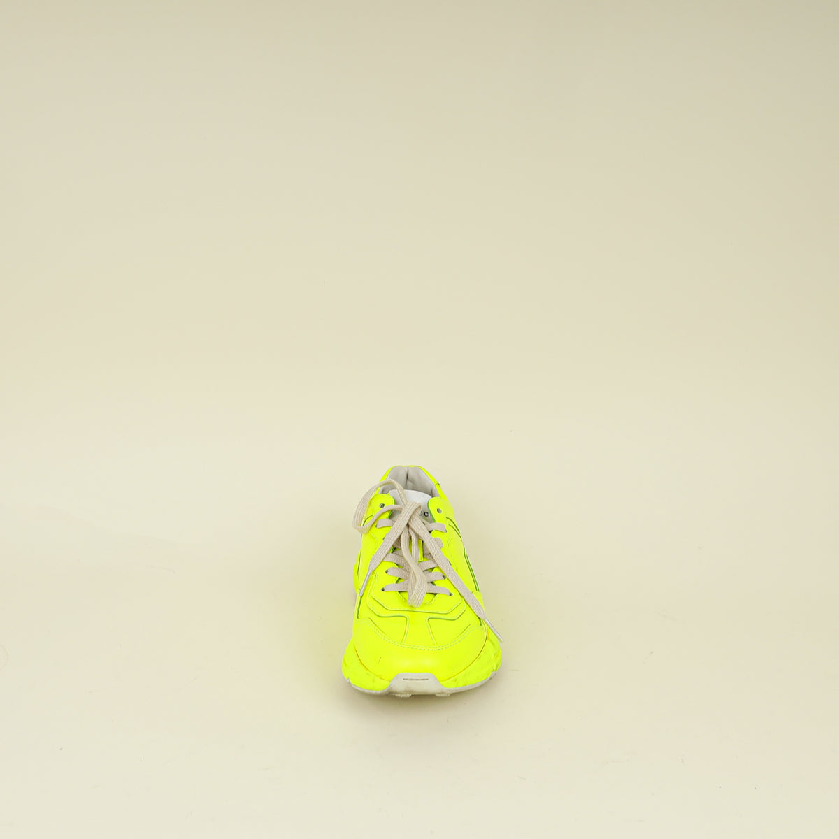 Gucci Neon Yellow Logo Rhyton Sneaker 37