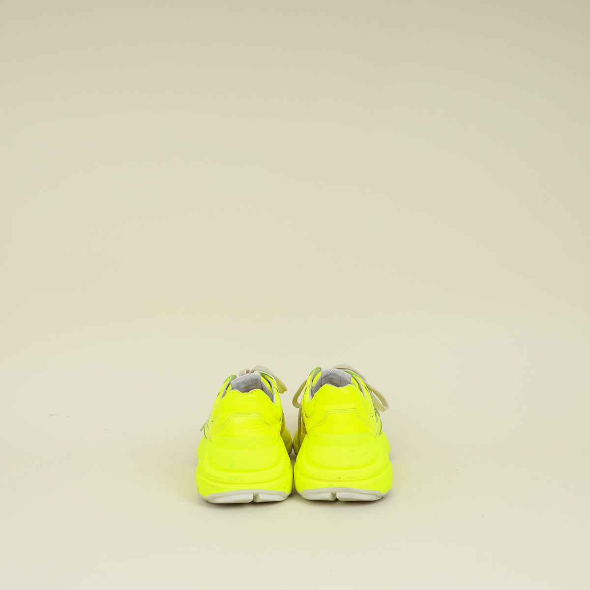 Gucci Neon Yellow Logo Rhyton Sneaker 37