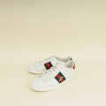 Gucci White Ace Bee Embroidered Sneaker 37