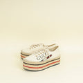 Gucci Greggio Grege Platform Espadrille Logo Sneakers 38.5