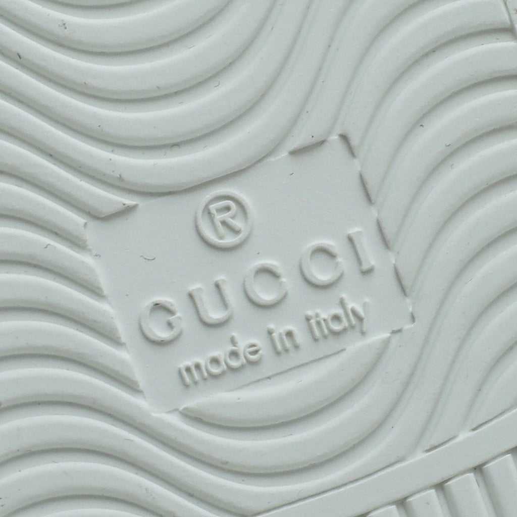 Gucci White Ace Bee Embroidered Sneakers 38