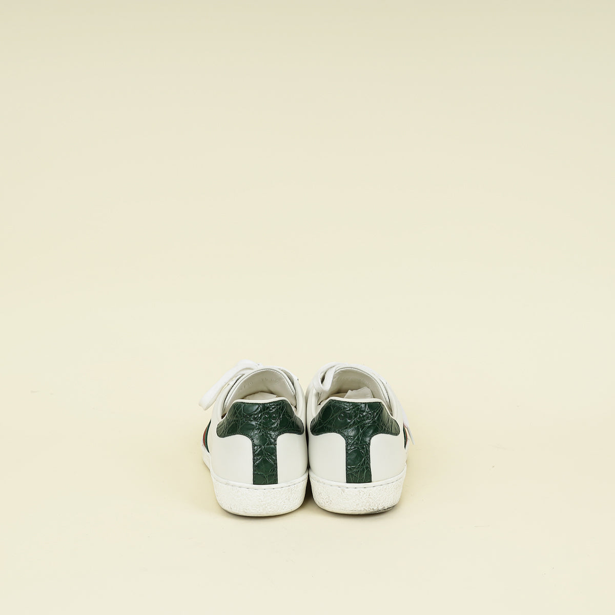 Gucci White Ace Sneakers 7.5