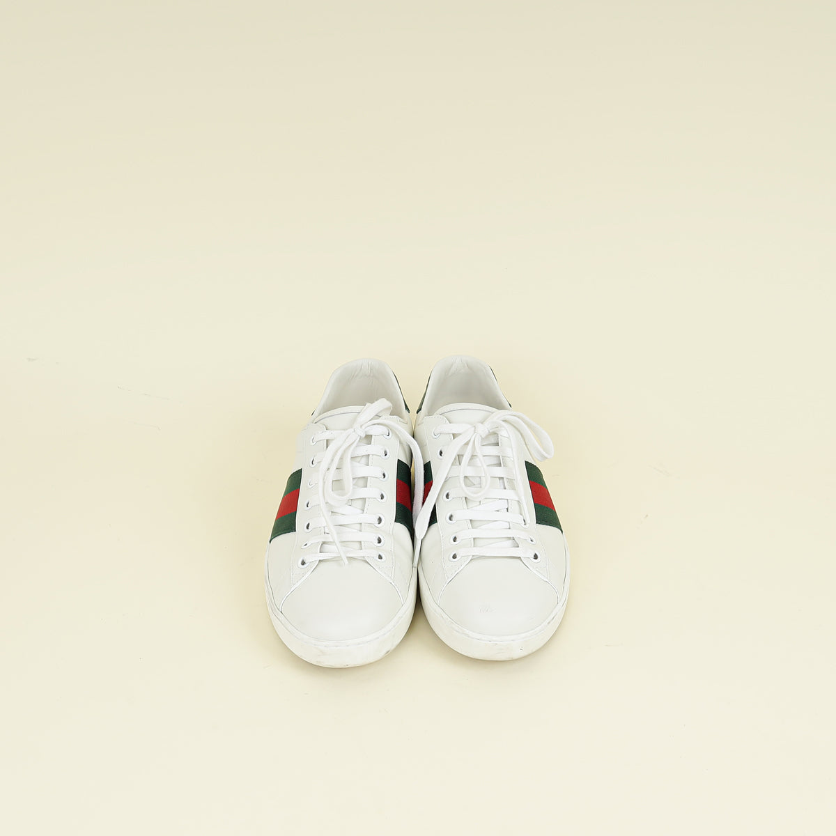 Gucci White Ace Sneakers 7.5
