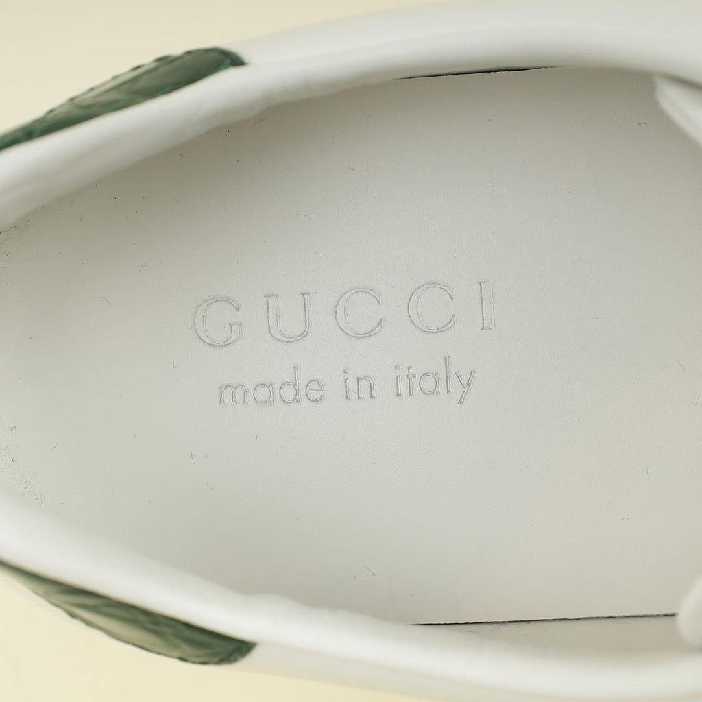 Gucci White Ace Sneakers 7.5