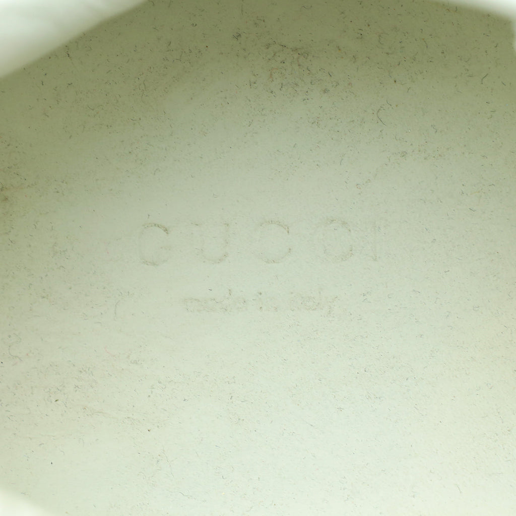 Gucci White Ace Web Pearl Studs Sneaker 38