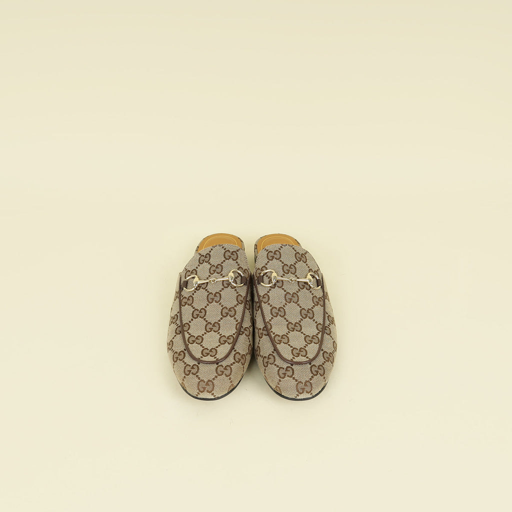 Gucci Bicolor GG Princetown Mules 38