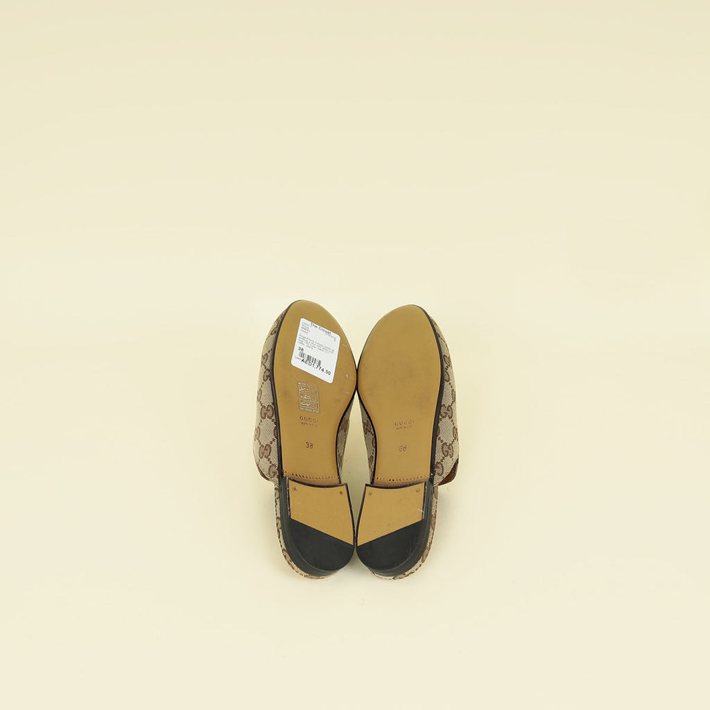 Gucci Bicolor GG Princetown Mules 38