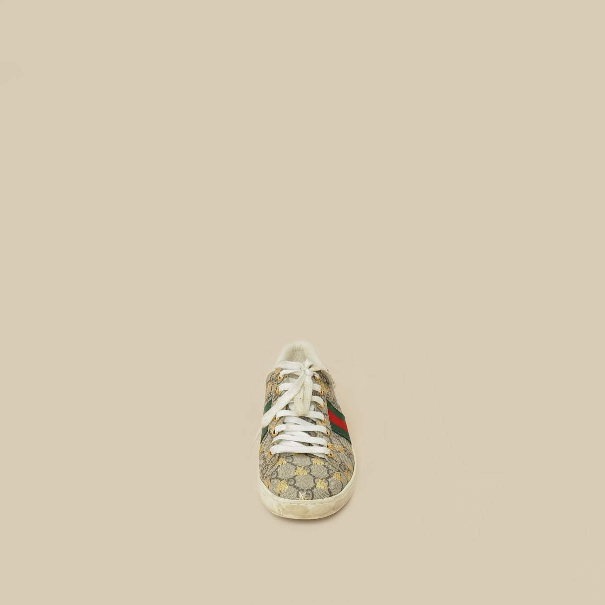 Gucci Ebony Bees GG Supreme Ace Sneaker 38.5