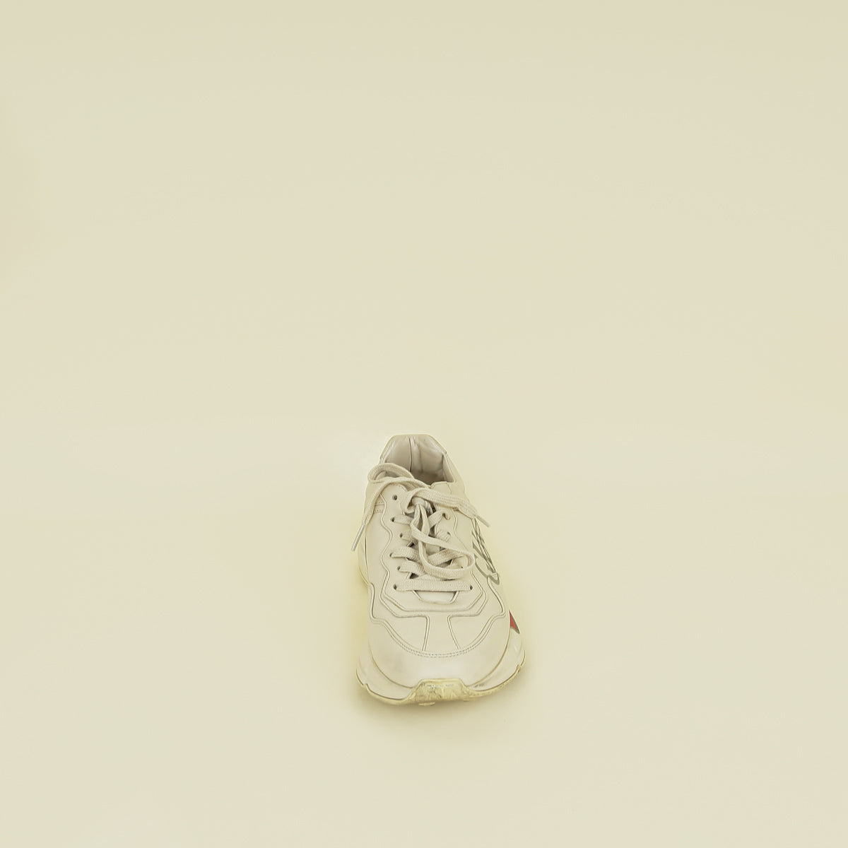 Gucci Ivory Logo Rhyton Sneakers 39