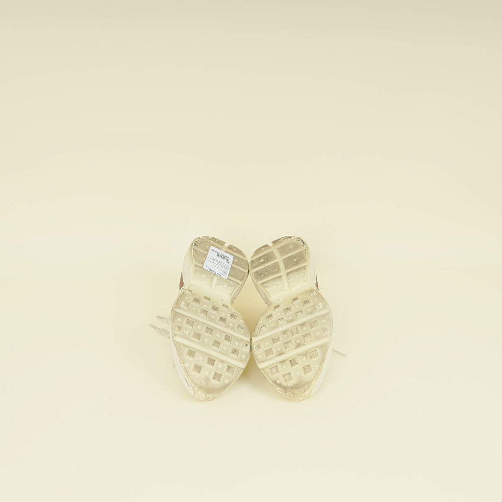 Gucci Ivory Logo Rhyton Sneakers 39