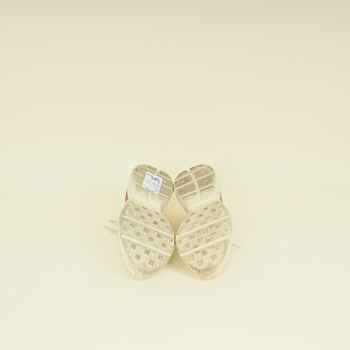 Gucci Ivory Logo Rhyton Sneakers 39