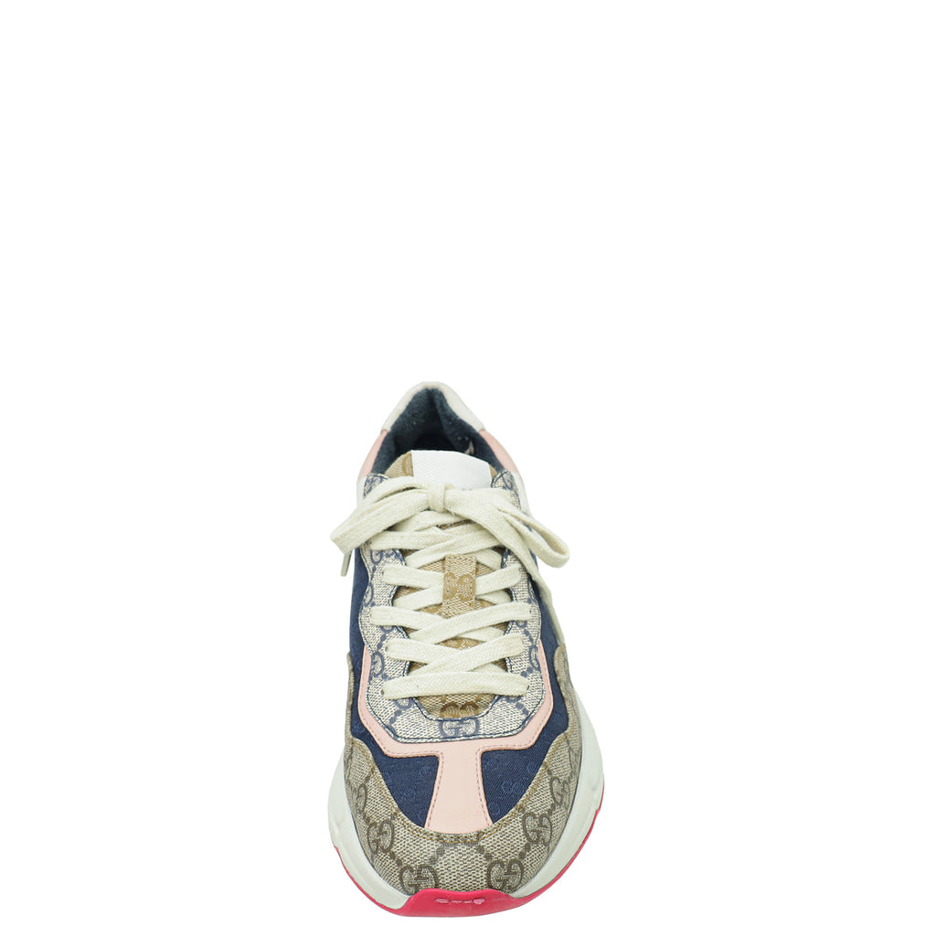 Gucci Multicolor GG Supreme Rhyton Sneaker 39