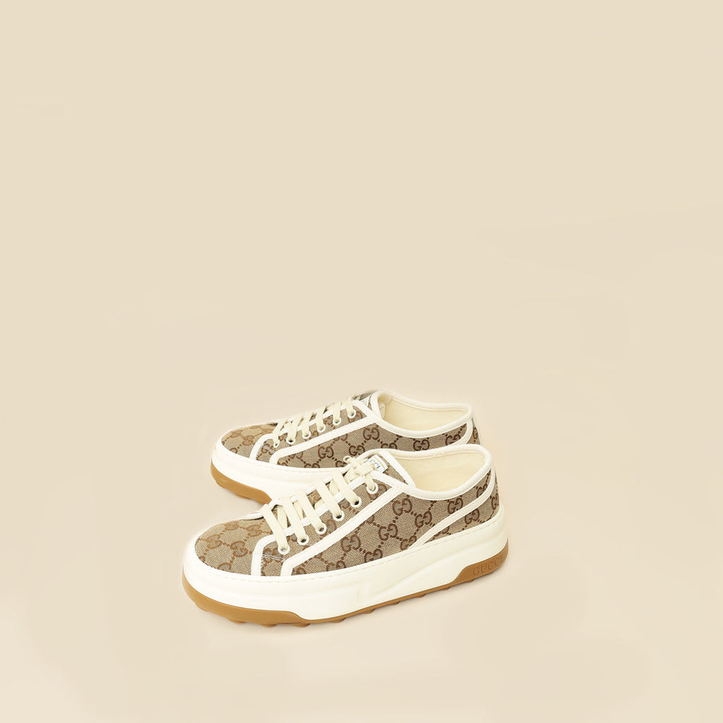Gucci Ebony GG 1977 Tennis Treck Sneaker 39