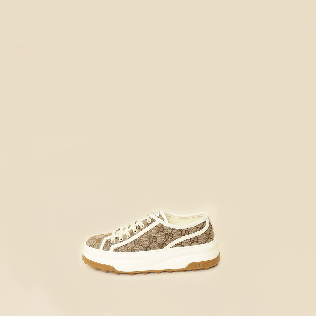 Gucci Ebony GG 1977 Tennis Treck Sneaker 39