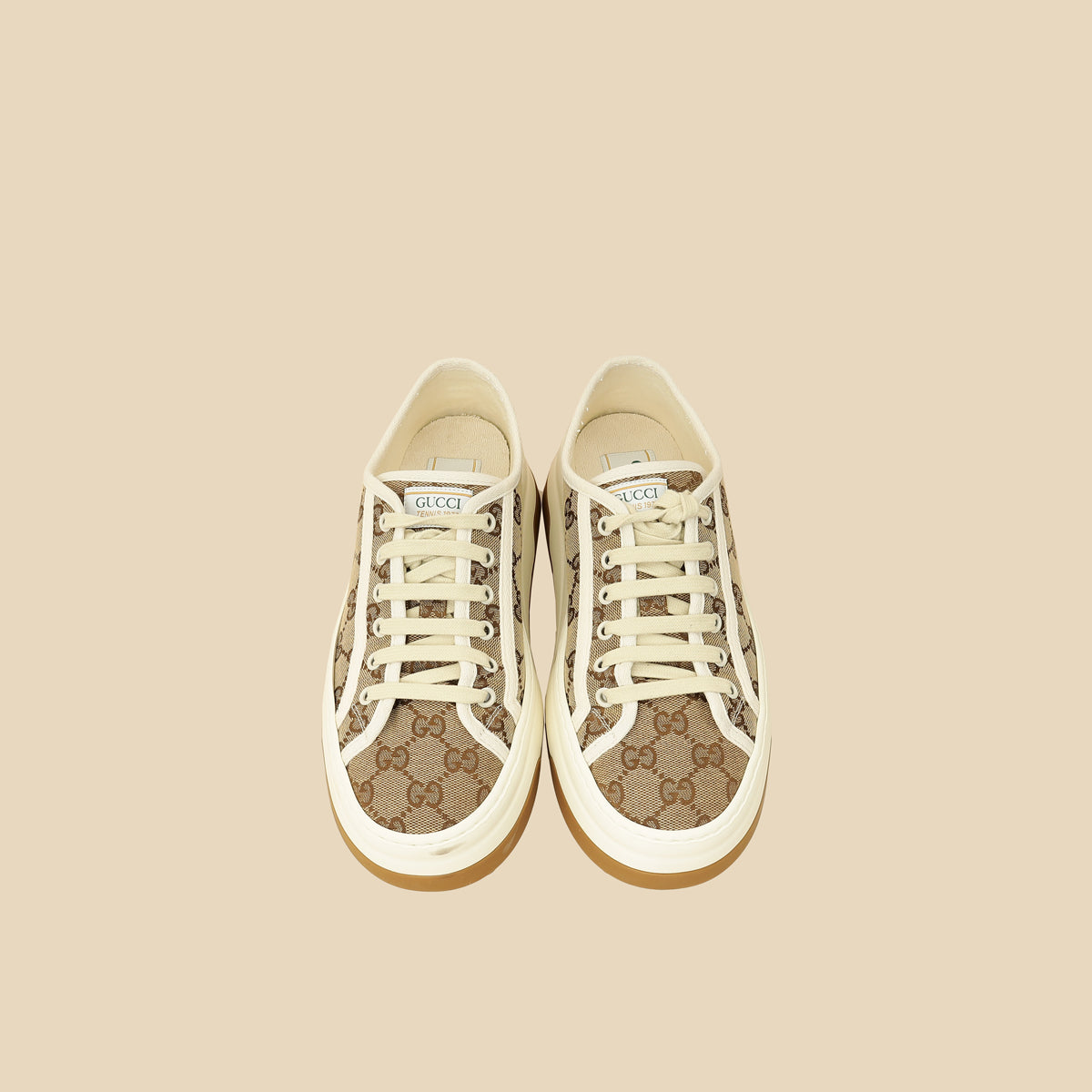 Gucci Ebony GG 1977 Tennis Treck Sneaker 39